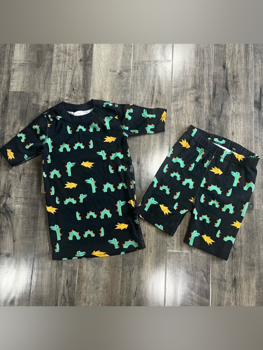 Hanna Andersson Dragon Short John Pajama 130cm US Size 8 Organic Cotton